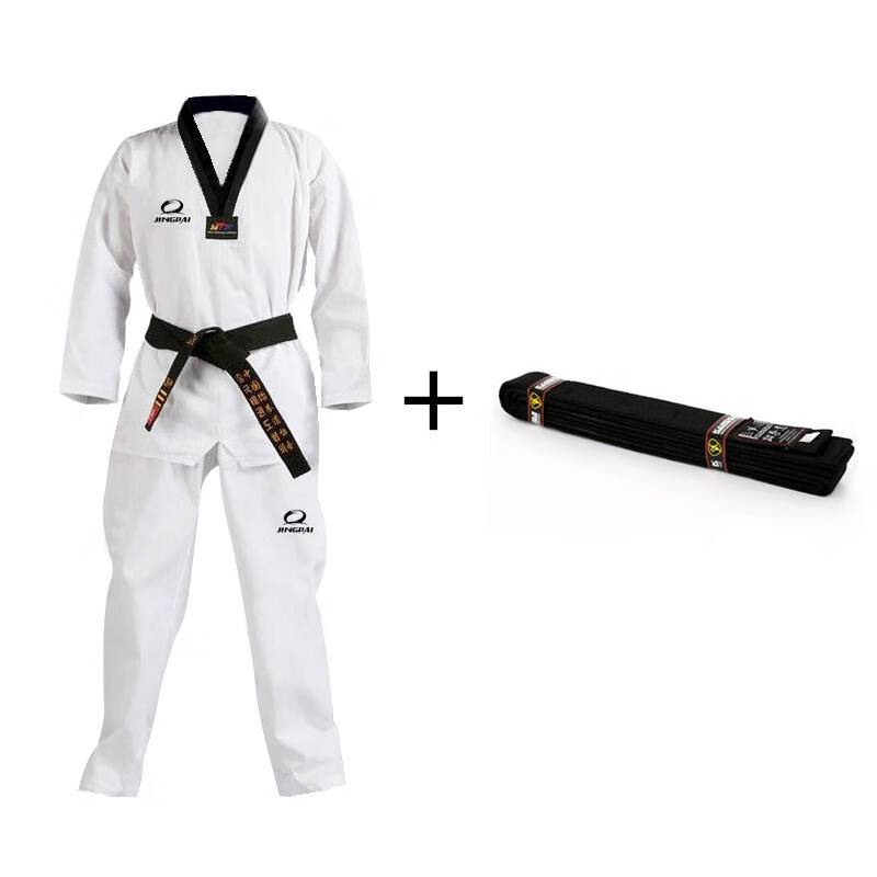 Paper taekwondo clothing children's adult training equipment all cotton long -sleeved men and women taekwondo training clothing suits