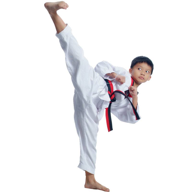Taekwondo garments training adult children in white, pure cotton-cleaning, long-sleeved, long-sleeved, long-sleeve martial arts costumes