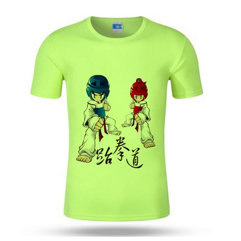 taekwondo t-shirts for children with short sleeves in summer