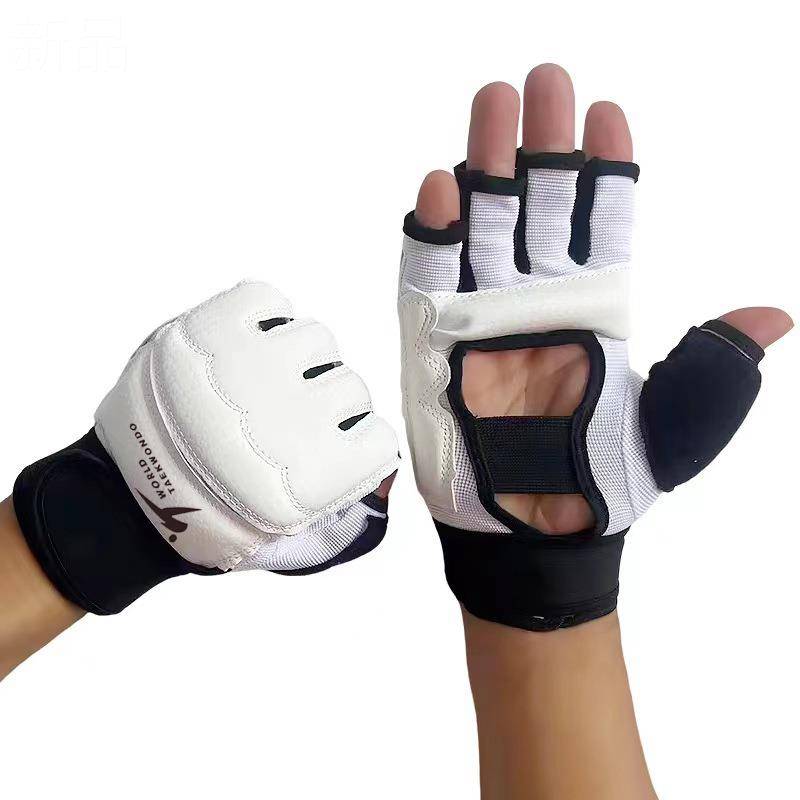 Boxing gloves Taekwondo gloves MMA half finger gloves adult fitness children's scattering and fighting