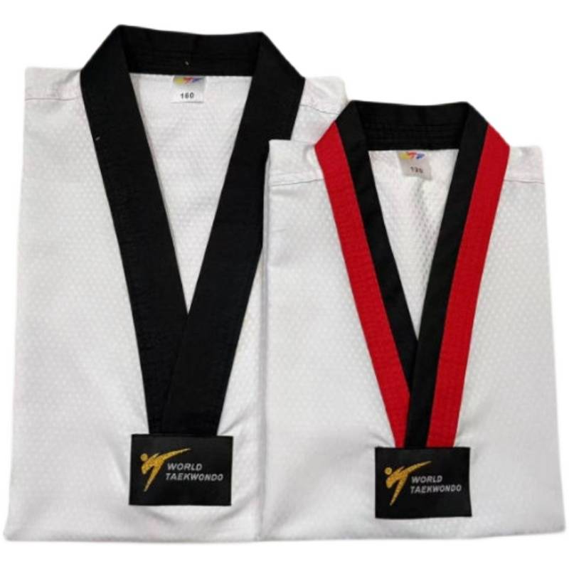 Factory direct selling taekwondo clothing competitive comfortable comfort Taoist Taoist Taoist Taoism adult Taekwondo clothing customization