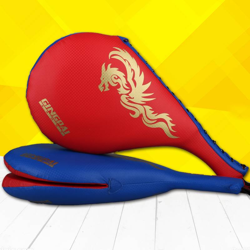 Thicked Taekwondo foot target adult children training target chicken leg target hand -target double -leaf target kicking feet
