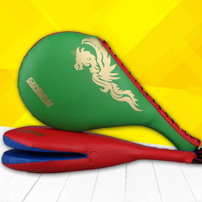 Thicked Taekwondo foot target adult children training target chicken leg target hand -target double -leaf target kicking feet