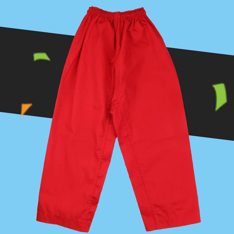 Tee boxer pants, black adult training in white shorts