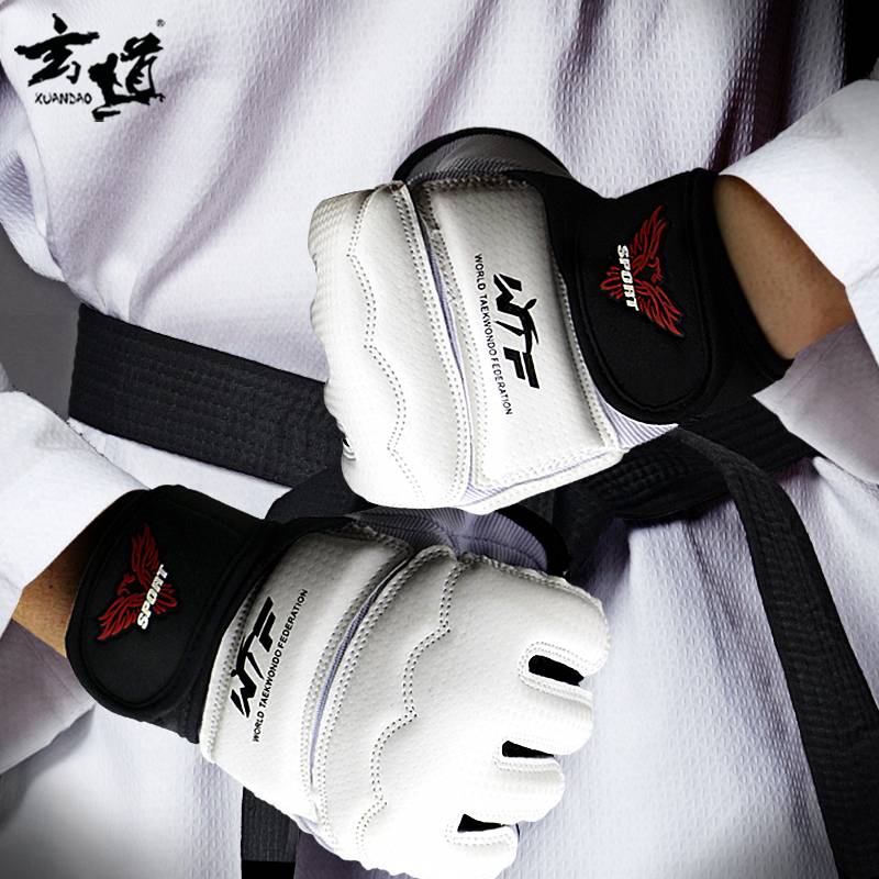 Taekwondo leg-protector, hand-protector, child-protector, adult training competition, boxing and bare feet