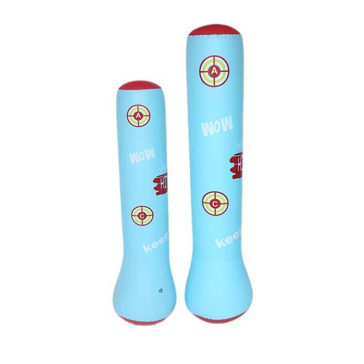Thickened children's inflatable boxing column stand -type boxing sandbag water injection type training sandbag home taekwondo reaction target