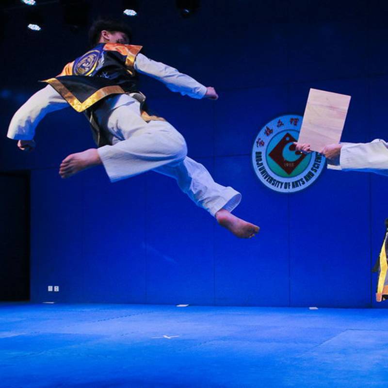 Customized Taekwondo Karate Children's Adult Performance Examination Examination Examination Standard Standard Tongmu Hitting Wooden Board