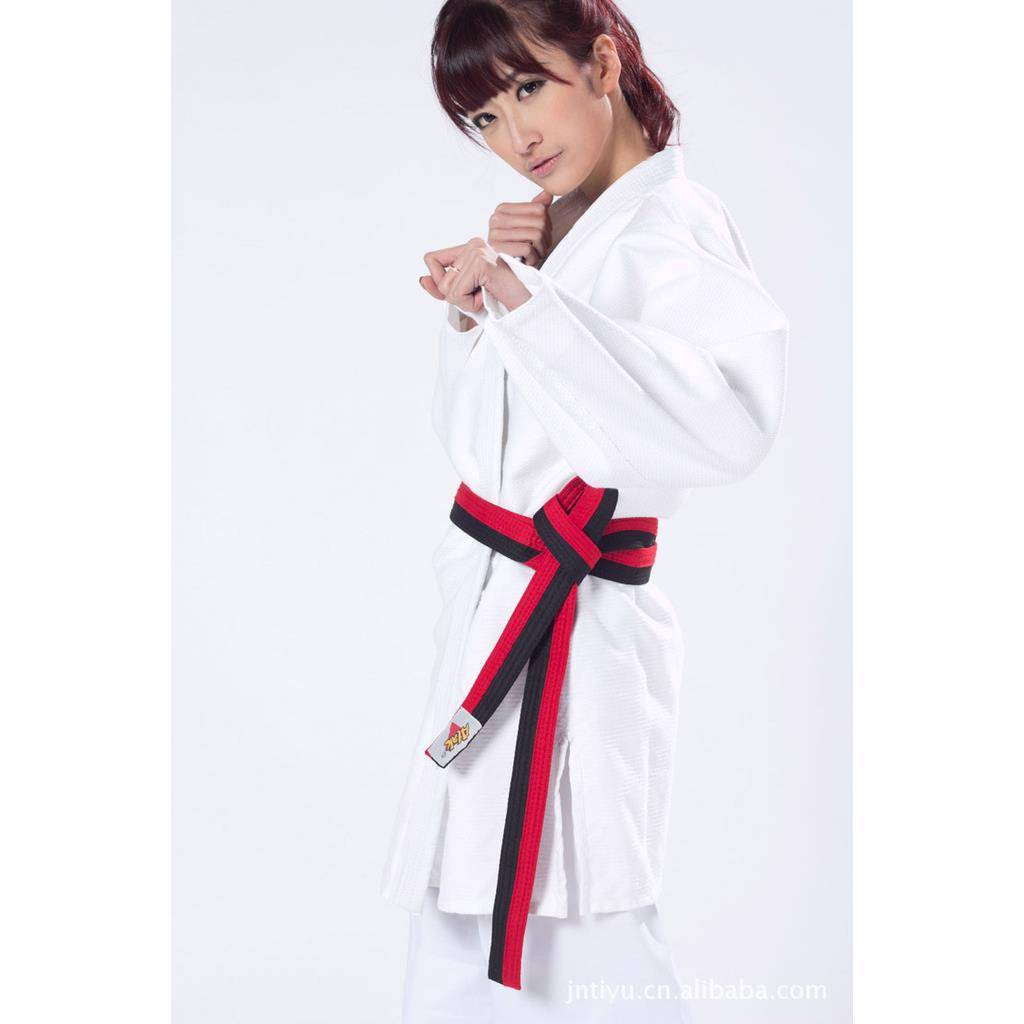Judo clothing cotton fabric competition Taekwondo Judo adult children white blue training suit