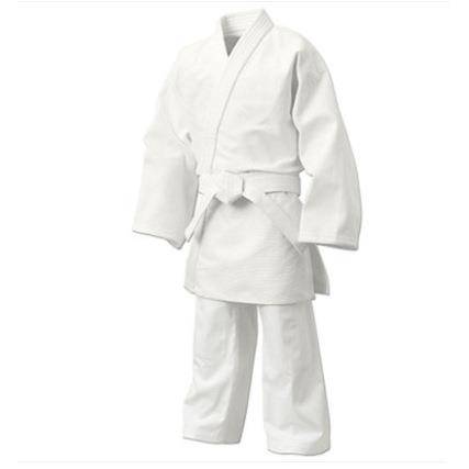 Judo clothing cotton fabric competition Taekwondo Judo adult children white blue training suit