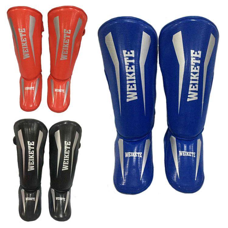 Boxing legs and back to the back of the feet, scattering fighting tibial tibial fighter, thick fighting gear, ankle care, taekwondo, taekwondo leggings