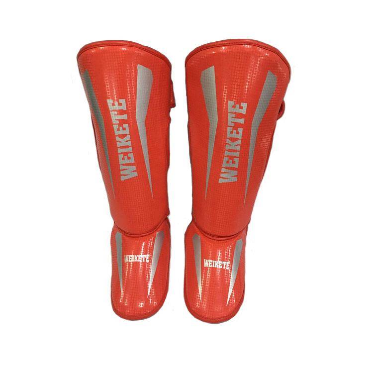 Boxing legs and back to the back of the feet, scattering fighting tibial tibial fighter, thick fighting gear, ankle care, taekwondo, taekwondo leggings