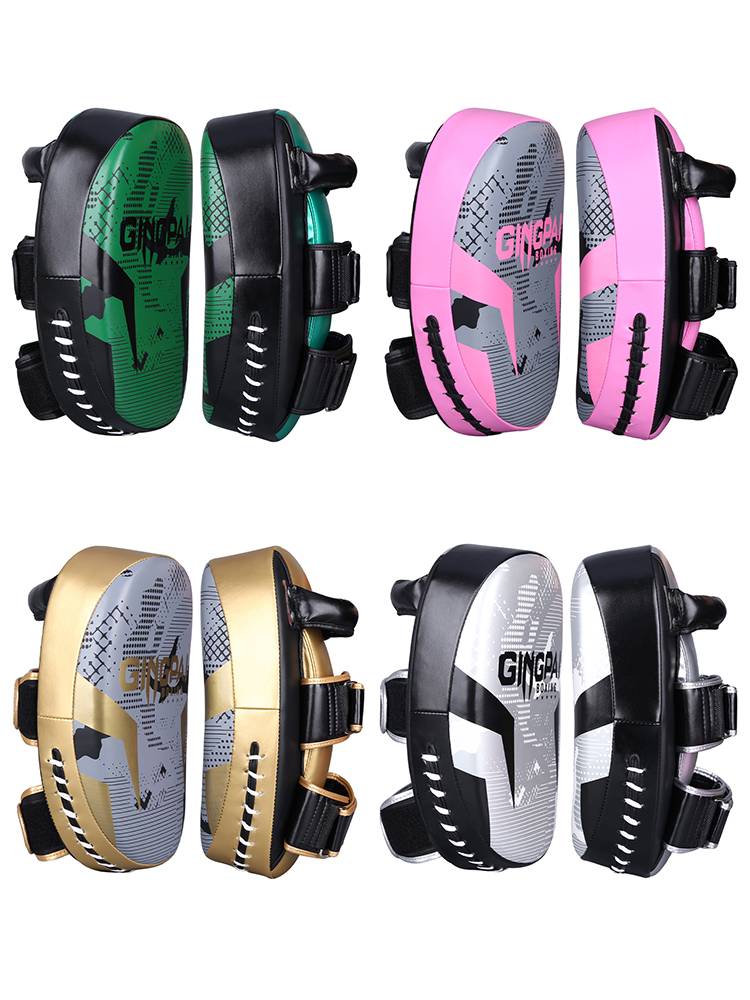 Boxing foot target Muay Thai scattering thick arc -shaped hand target children professional adult Taekwondo kick board martial arts training