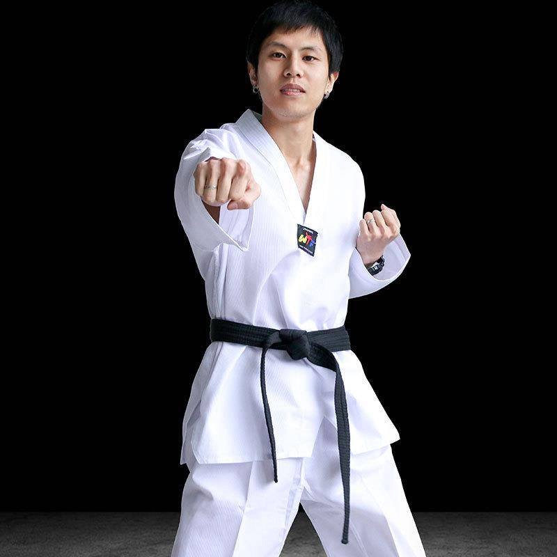 Taekwondo's Autumn Child in Human Services, male and female beginner short-sleeved, long-sleeved, knitting clothes