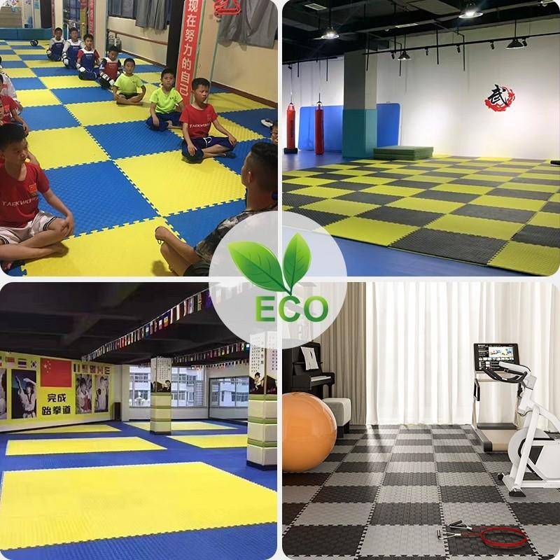 A professional mat for taekwondo