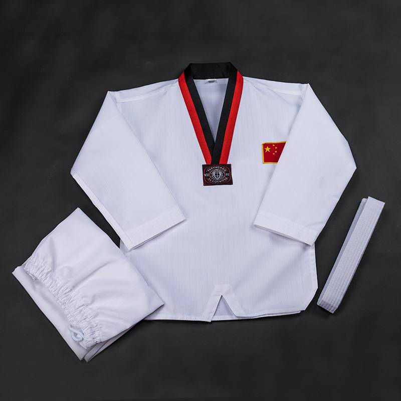 ITF Taekwondo clothing adult female college student Longquan little taekwondo clothing baby children Taekwondo clothes