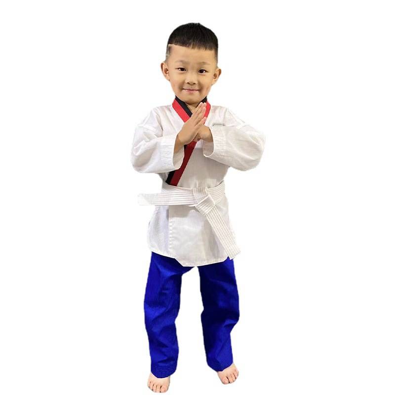 New product momentum, taekwondo Taoist clothes adult children, men and women Taekwondo performance service training service coach service manufacturers