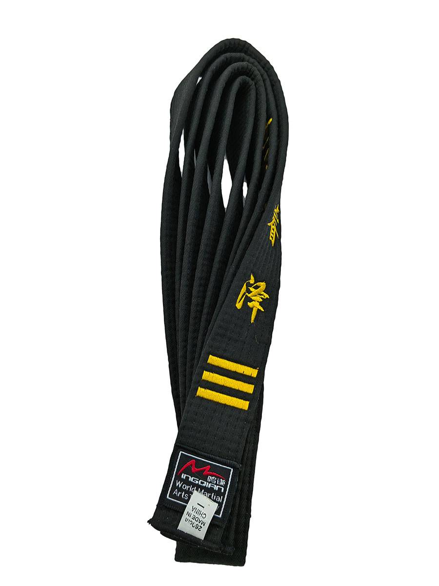 Embroidery China Taekwondo Association Black Belt Student Performance Children Student Bring INS Embroidered Name 4CM Width