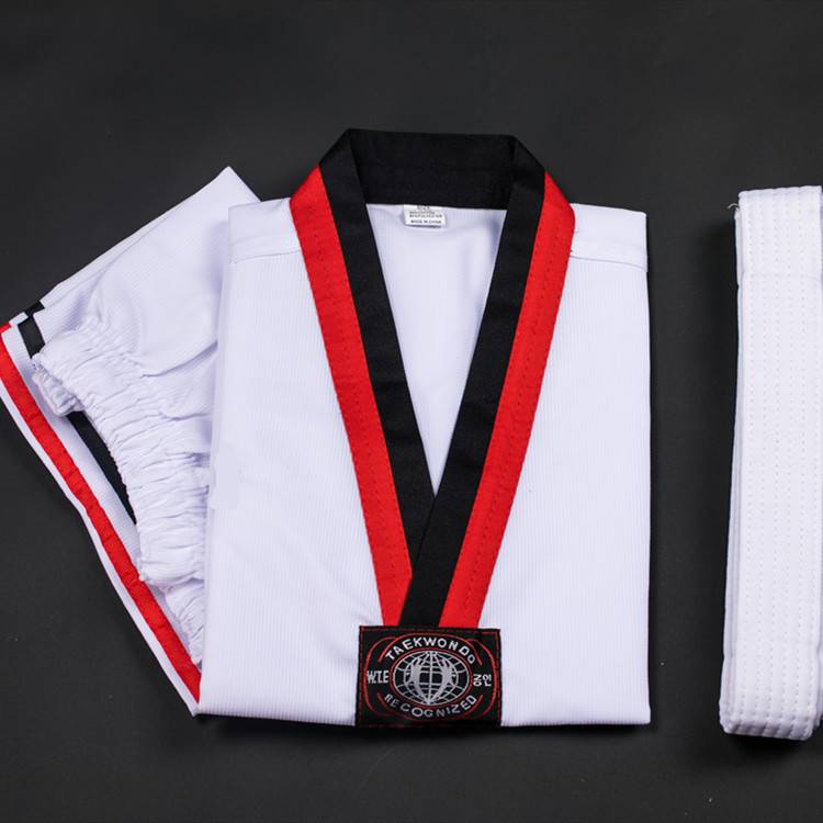 Low -priced sales of high -quality Taekwondo clothing children's adult cotton polyester cotton long -sleeved road men's taekwondo clothing