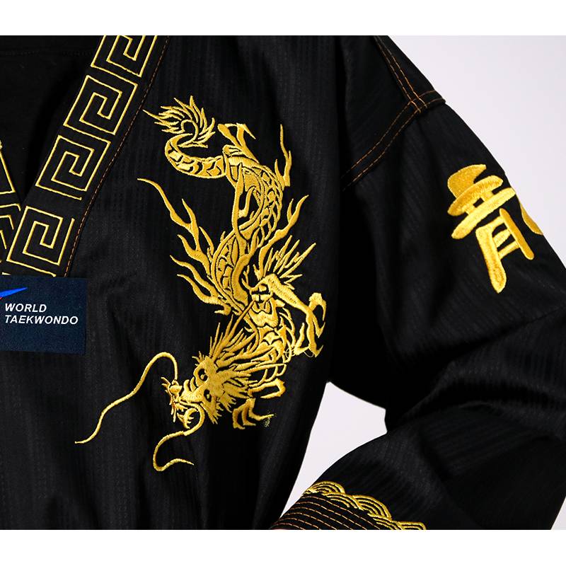 Taekwondo uniformed children trained in primary adult college adult male and female short sleeves customised