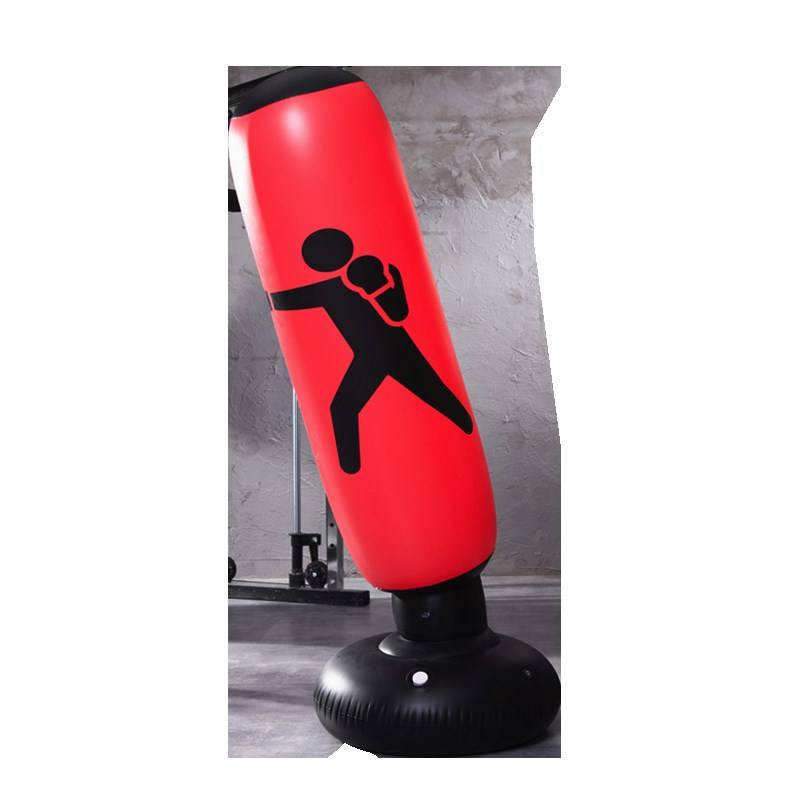 Children's fitness inflatable boxing column vertical sandbags, tires, adults, taekwondo equipment sandbags