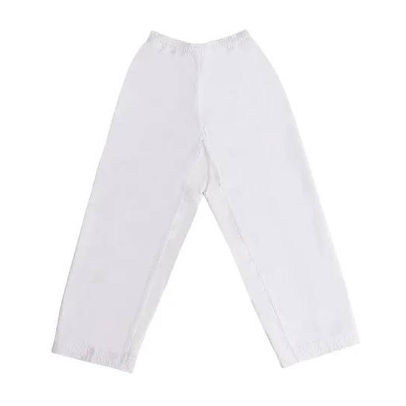 Kung-do pants for adult college students, male and female judo martial arts training, white for beginners