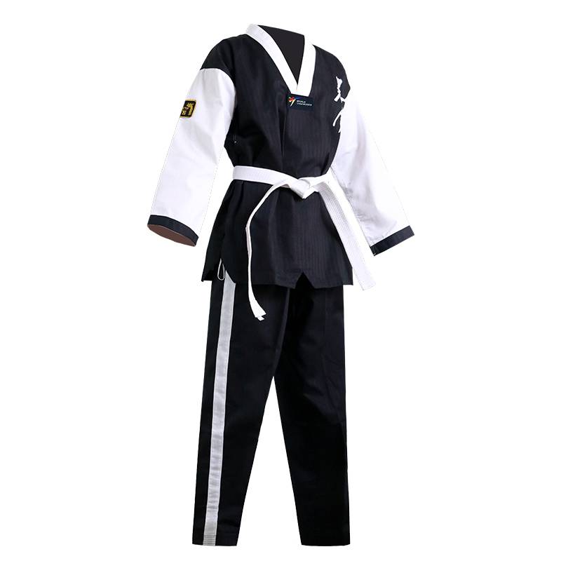 Taekwondo uniformed children trained in primary adult college adult male and female short sleeves customised