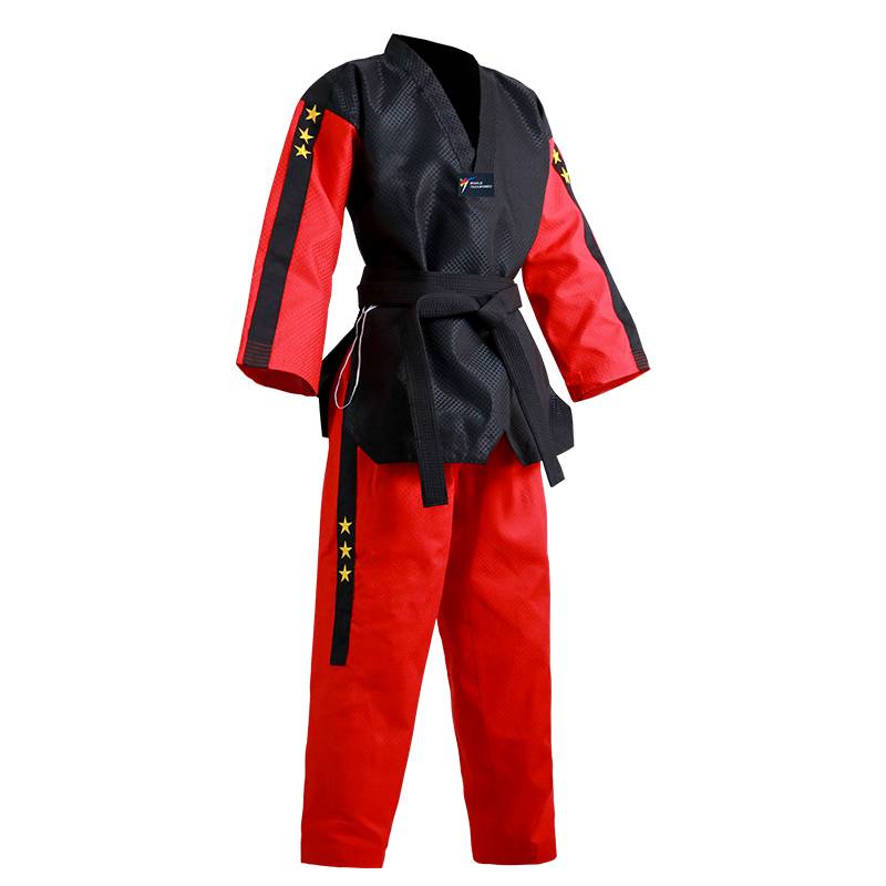 Tee Kung-do dress children, adult long-sleeved beginners, male and female trainers, embroidery