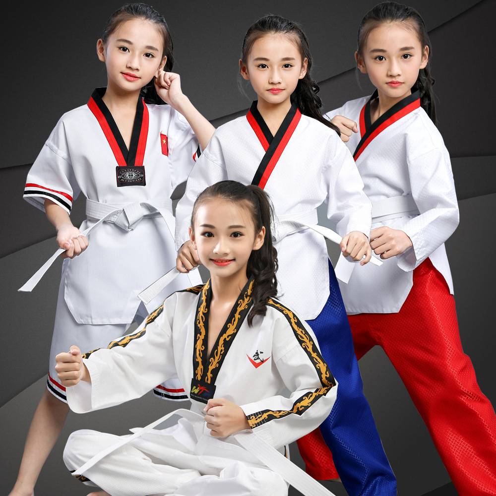 Taekwondo costumes for children's training clothes