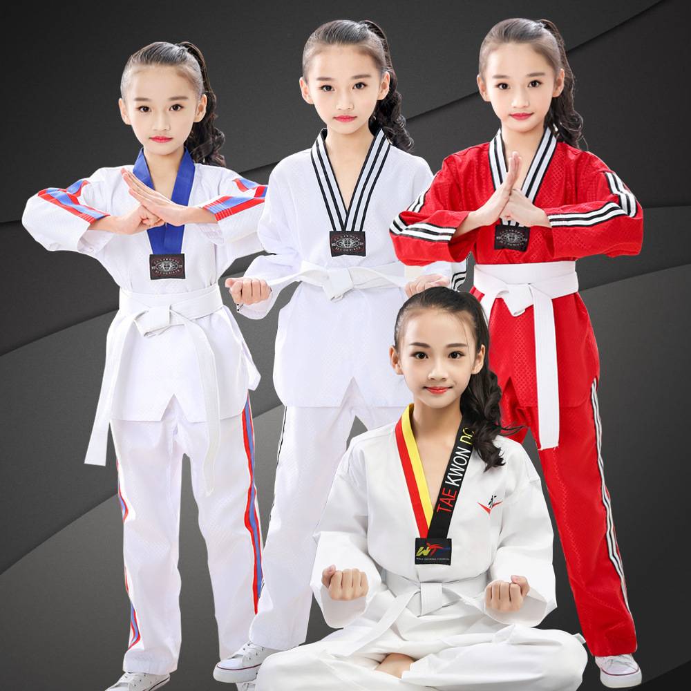 Taekwondo costumes for children's training clothes