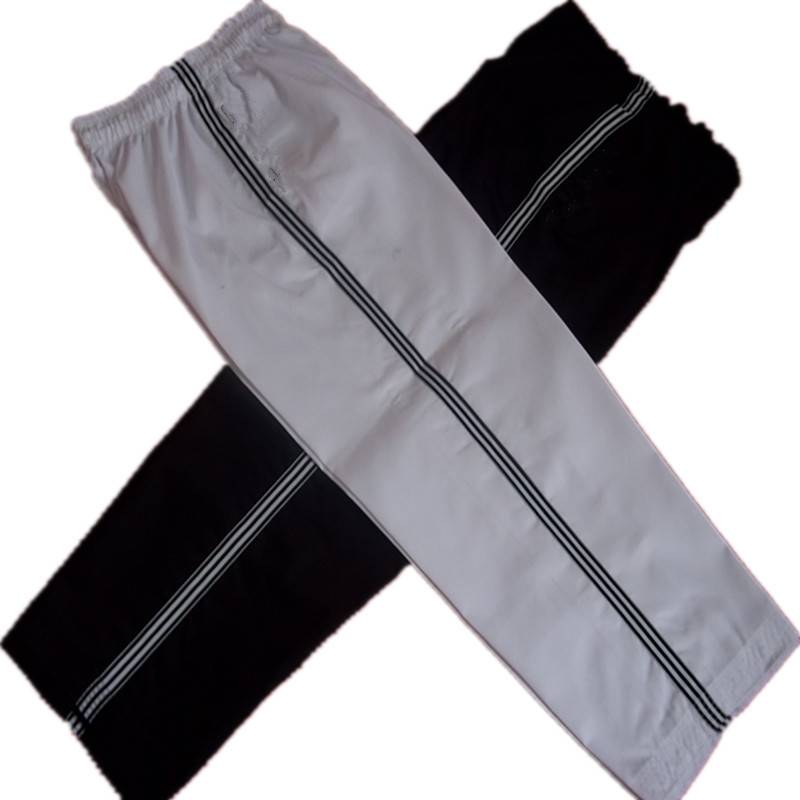 Striped Taekwondo clothing pants white Taekwondo pants black pants taekwondo training pants pants