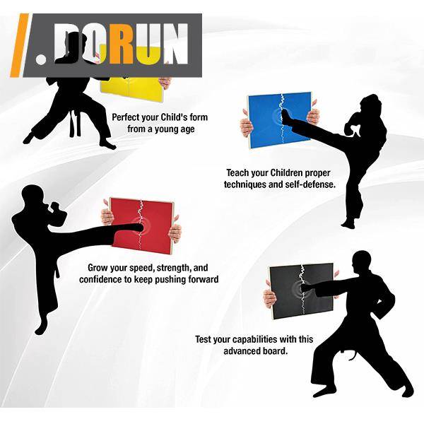 Tekwondo woodboards, children's training equipment, double-shock boards, practice boards