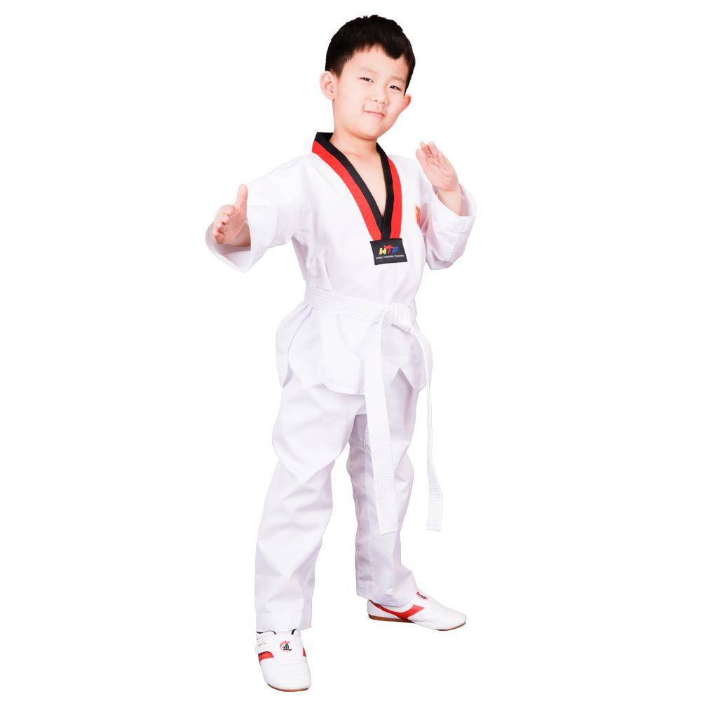 Spot Taekwondo clothing in spring and summer can be long -sleeved children adult clothes men and women training clothes college students
