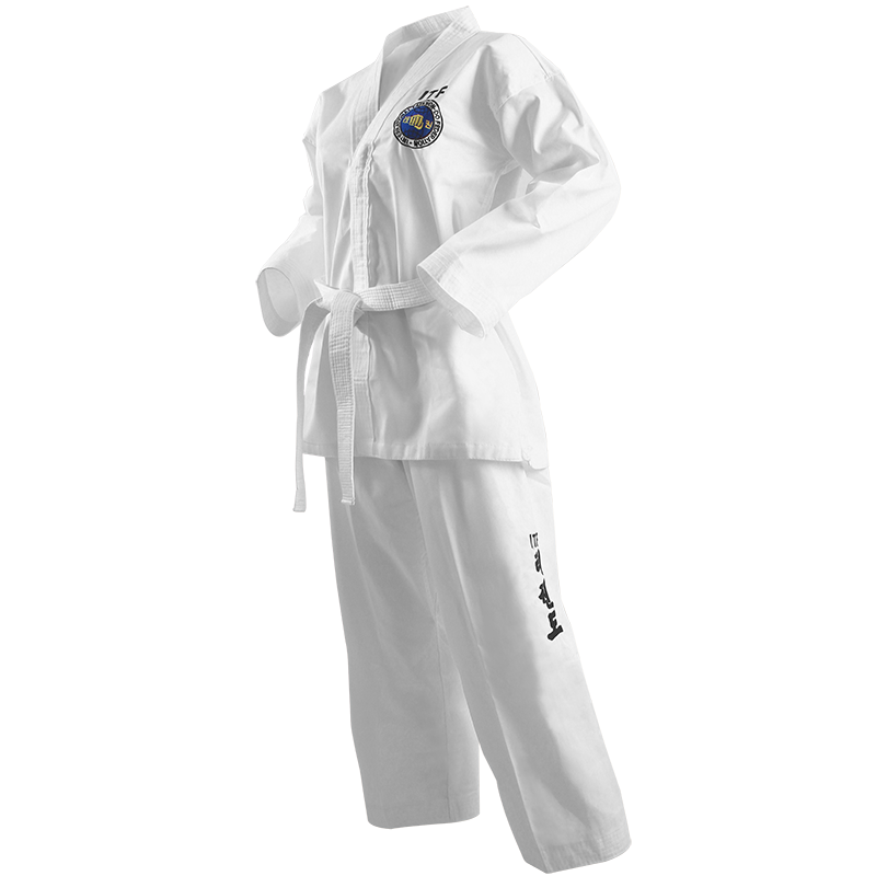 Hua Lang Wudao ITF full embroidery Taekwondo student service standard flat strip zipper model