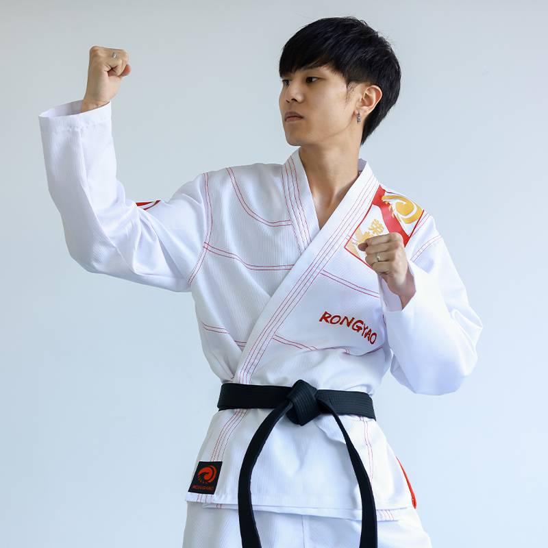 Taekwondo training for children in summer clothes for adult college men and women with short sleeves for embroidery