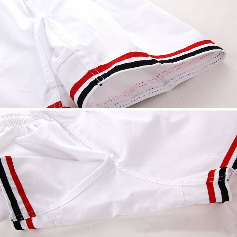 Taekwondo Pants, male and female college students in the spring and summer of the white school, trained in taekwondo Park for adult children, short pants