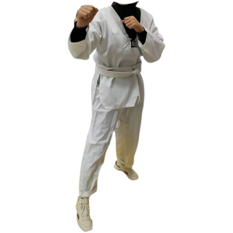Judo clothing thickened men's and women's standard training clothing white bamboo festival Taekwondo Chinese -style wrestling clothes karate clothes