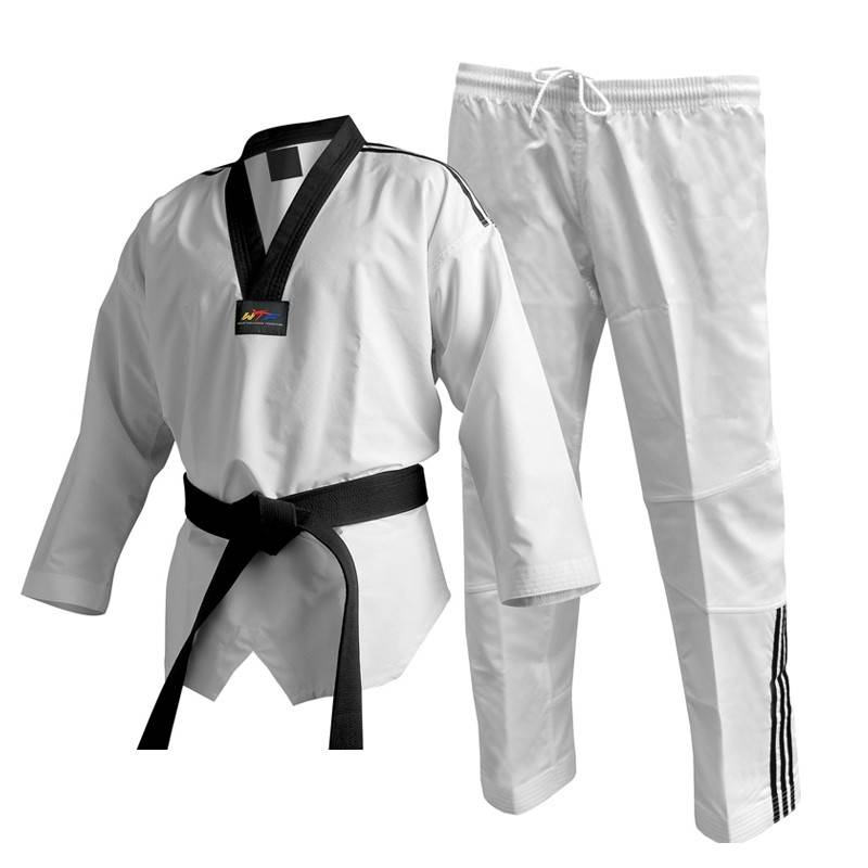 Adult coach performance Taekwondo clothing combat service men and women lift Taekwondo clothing training clothes black belt full cotton