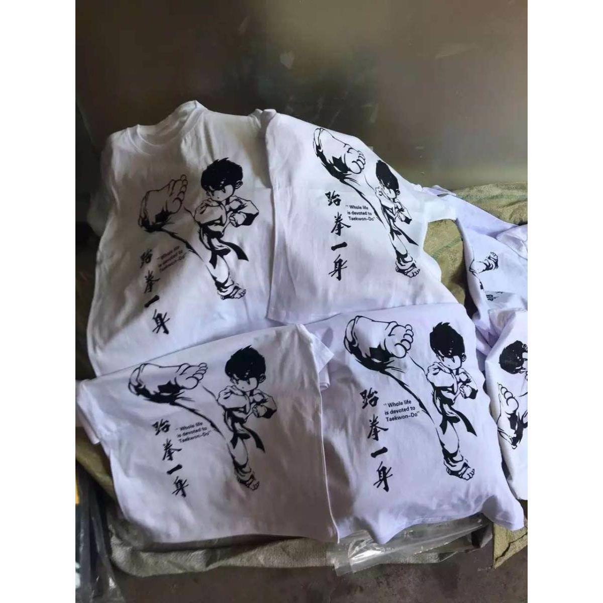 Binlong Sports Taekwondo clothing Children Taekwondo clothing adult men and women Taekwondo clothing training road