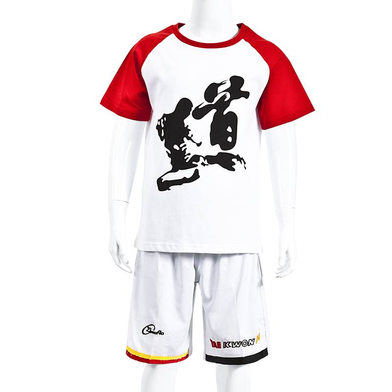 taekwondo short-sleeved cotton-skinned t-shirts in summer taekwondo t-shirts can be used to define the same shape