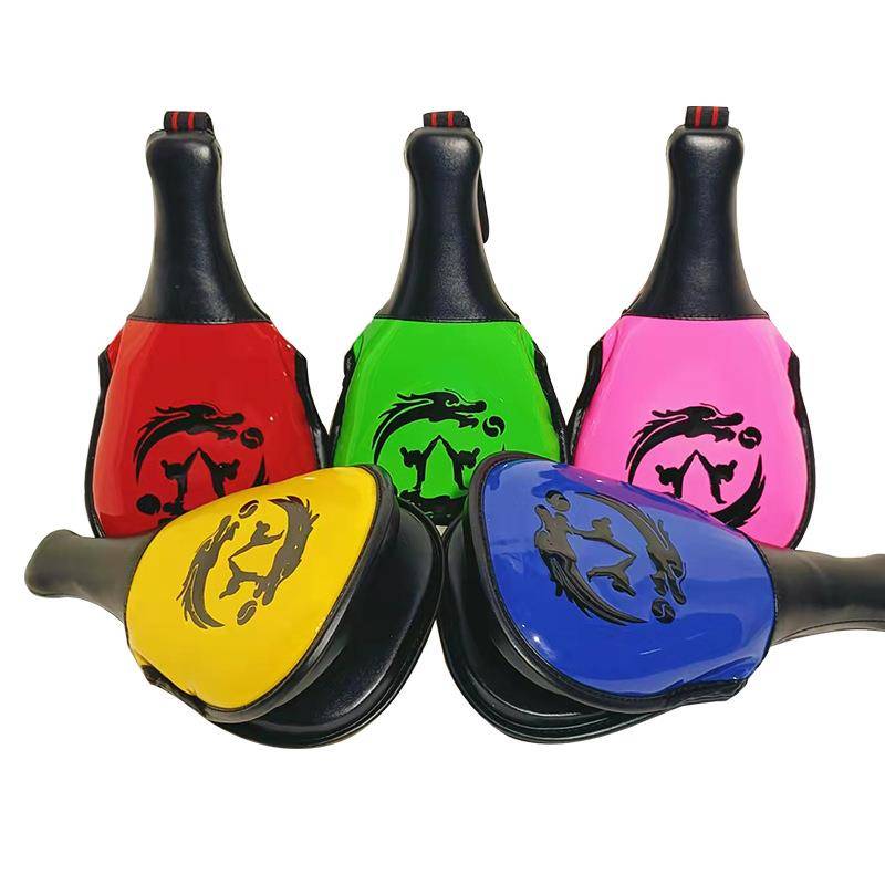 Sports goods boxing fan -shaped foot target Taekwondo training tablets ping target hand -held side kicking target dual pages