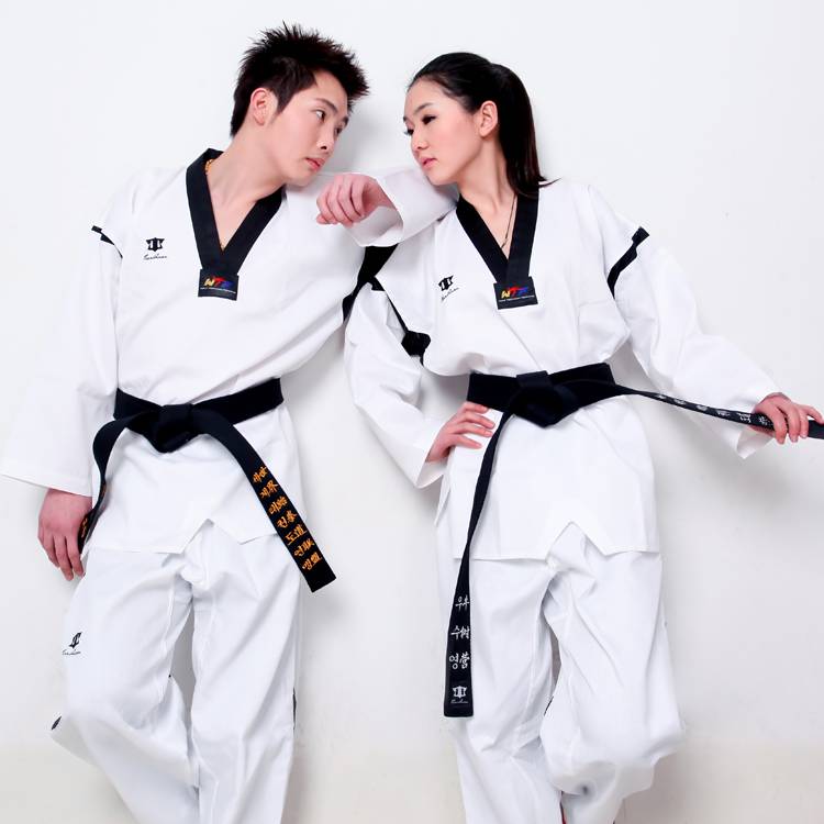 Taekwondo boy taekwondo clothes for adult college students and female beginners for training