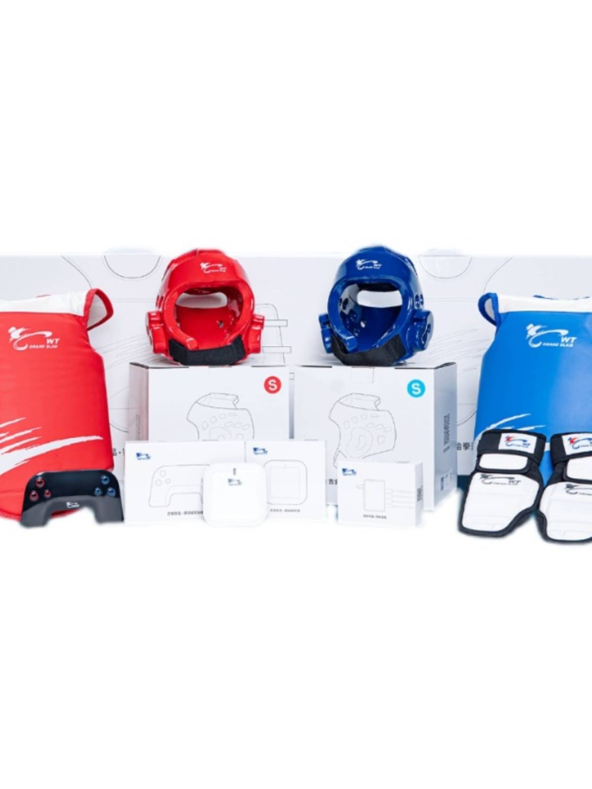 Grand Slam Taekwondo Electronic Protective Electronic Foot Case Bluetooth Taoist Edition Club Version Professional Edition Version