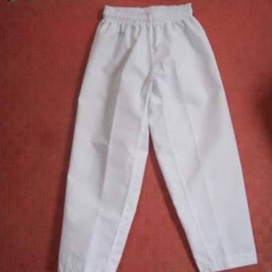 The children of Tekwondo's White Pure Thongs, a college student in adult long pants, and the men and women who trained to cut them