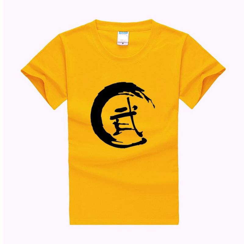 pure cotton T -shirt adult martial arts shirt, Taekwondo Sanja Kung Fu Top Cultural Shirt Round Needle Short -sleeved Custom T -shirt