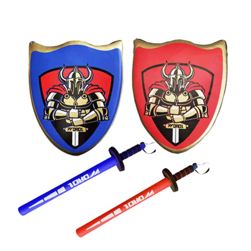 Children's Shield Target Taoist Target target Knight Shield Shield Sword target stick target training equipment sword shield combination target
