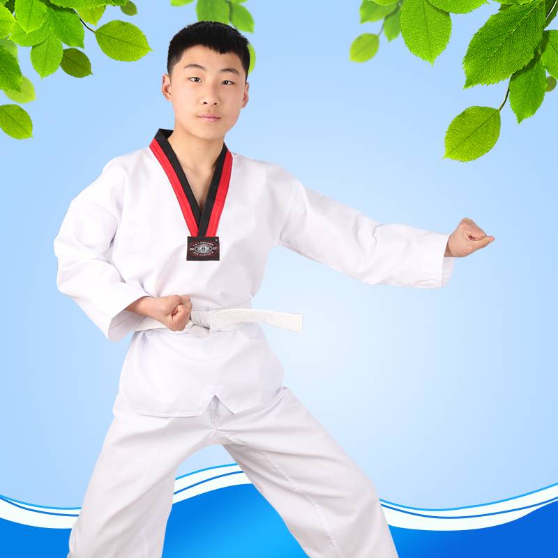 Long-sleeved taekwondo short-sleeved taekwondo for children