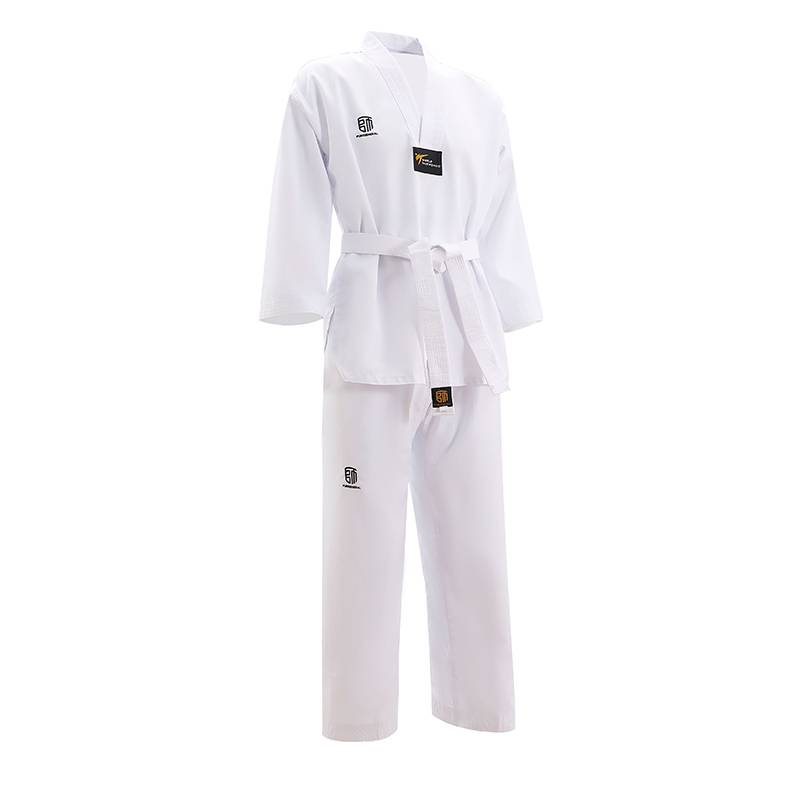 Taekwondo wears young children's long-sleeved, adult training costumes for male and female students