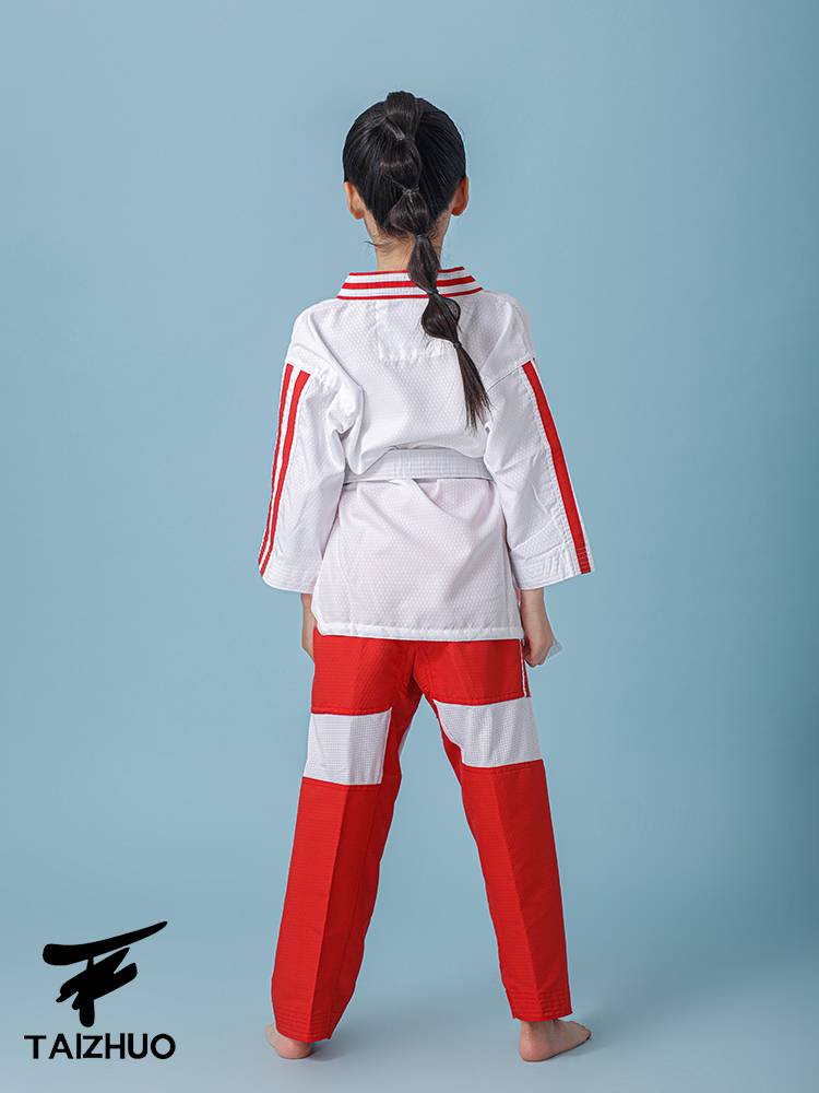Taekwondo for children in summer long-sleeved taekwondo for men and women