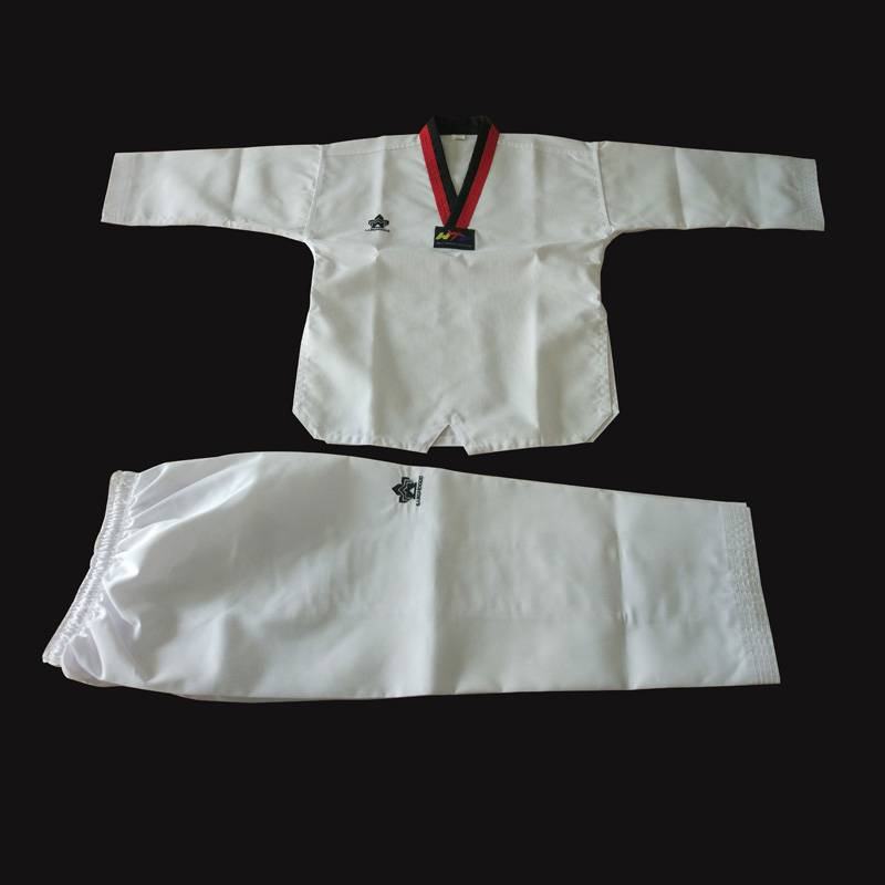 Shangwu Dao Taekwondo clothes Children and men and female beginners are competitive long -sleeved adult training road clothes