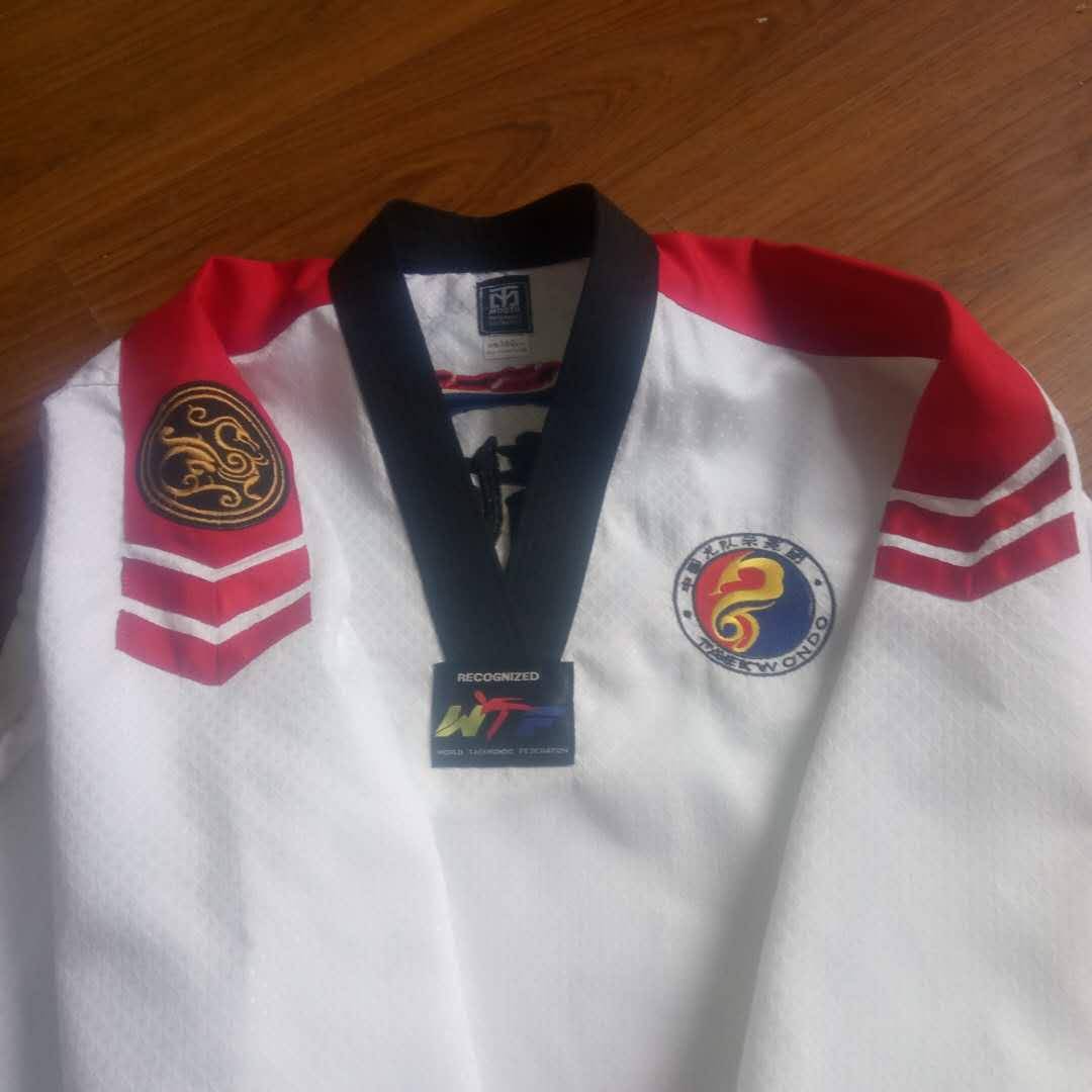 2020 Longying New Tigers Coach Server Services Full Cotton Men's Women's Taekwondo Server Children's Performance Sports Taekwondo Clothing